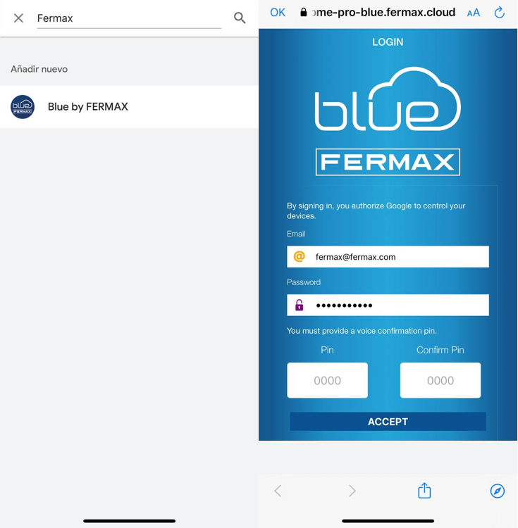Integración de DuoxMe con Google Home (Google Assistant)