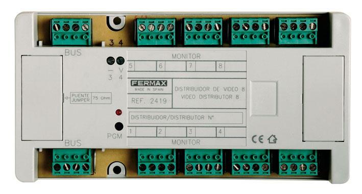 FERMAX 2419 DISTRIBUIDOR VIDEO MDS 8 SALIDAS - Profermax