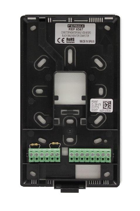 FERMAX 6567 CONECTOR MONITOR SMILE VDS NEGRO - Profermax