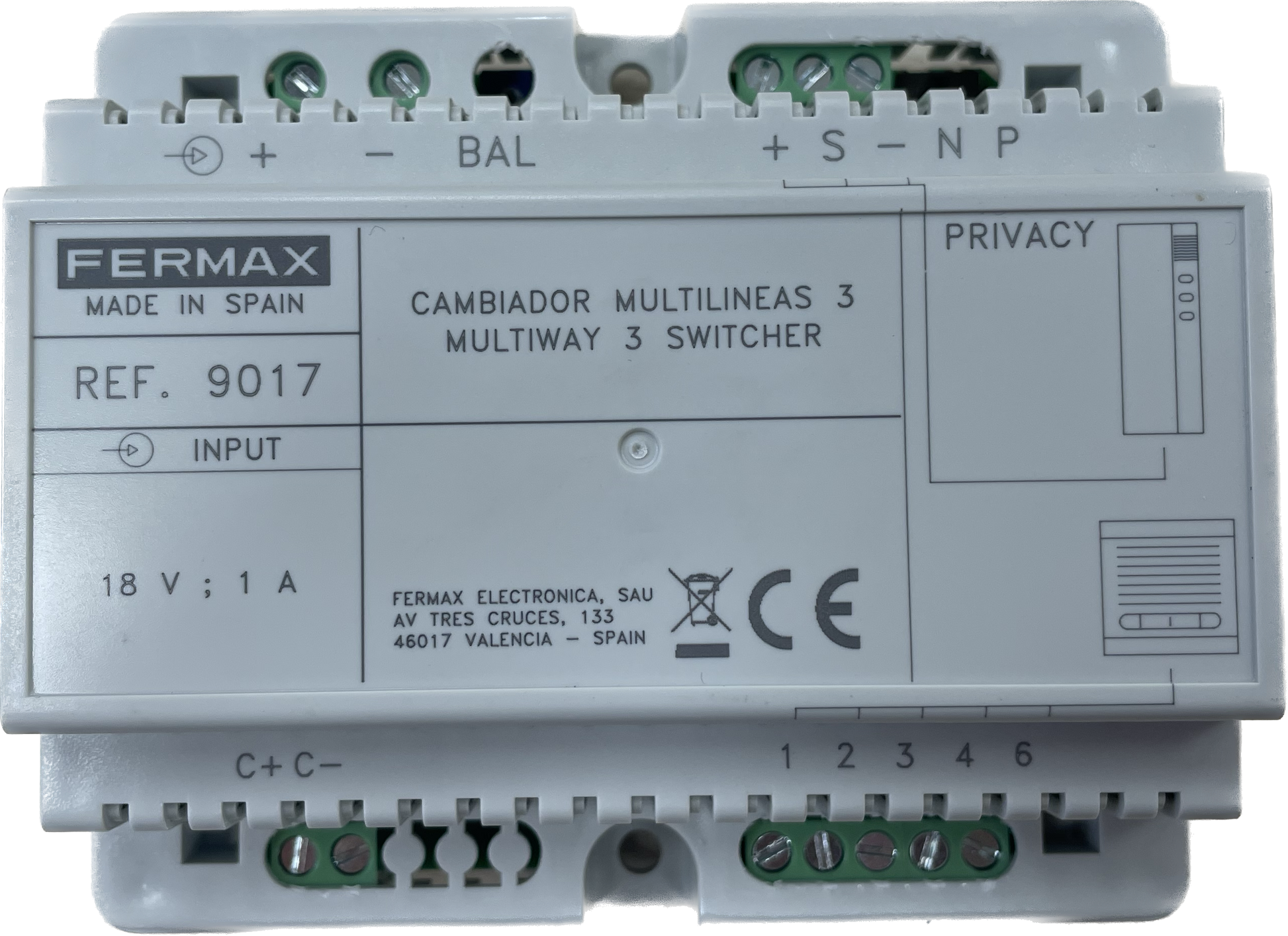 FERMAX 9017 CAMBIADOR MULTILINEAS BUS3 - Profermax