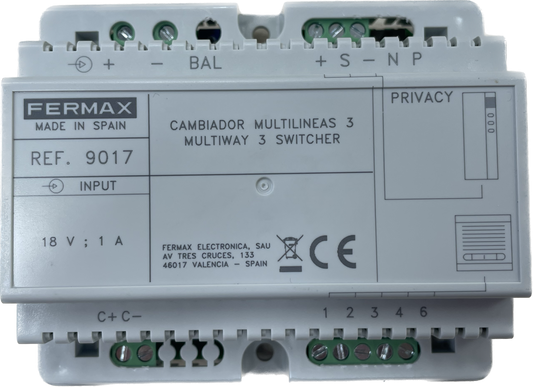 FERMAX 9017 CAMBIADOR MULTILINEAS BUS3 - Profermax