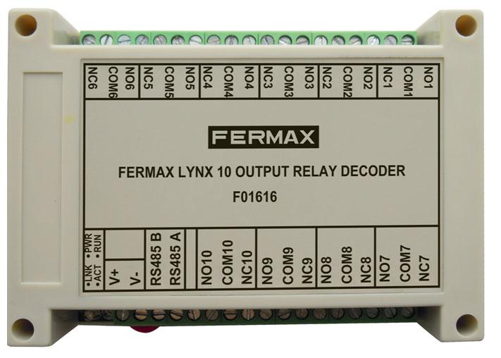 FERMAX 1616 DECODER RELES FERMAX MEET 10 SALIDAS - Profermax